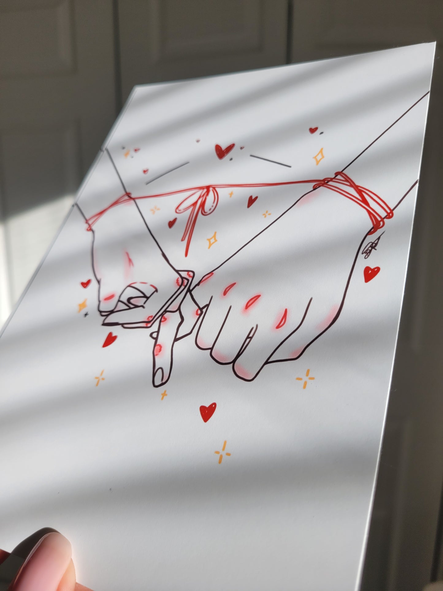 Bonded by love art print