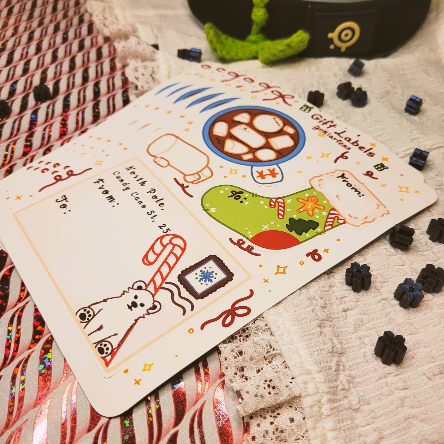 Gift Labels Sticker Sheet