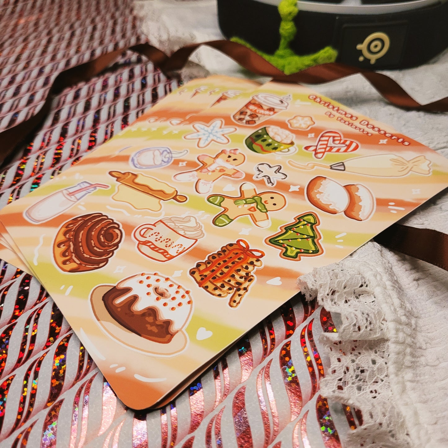 Christmas Desserts Sticker Sheet