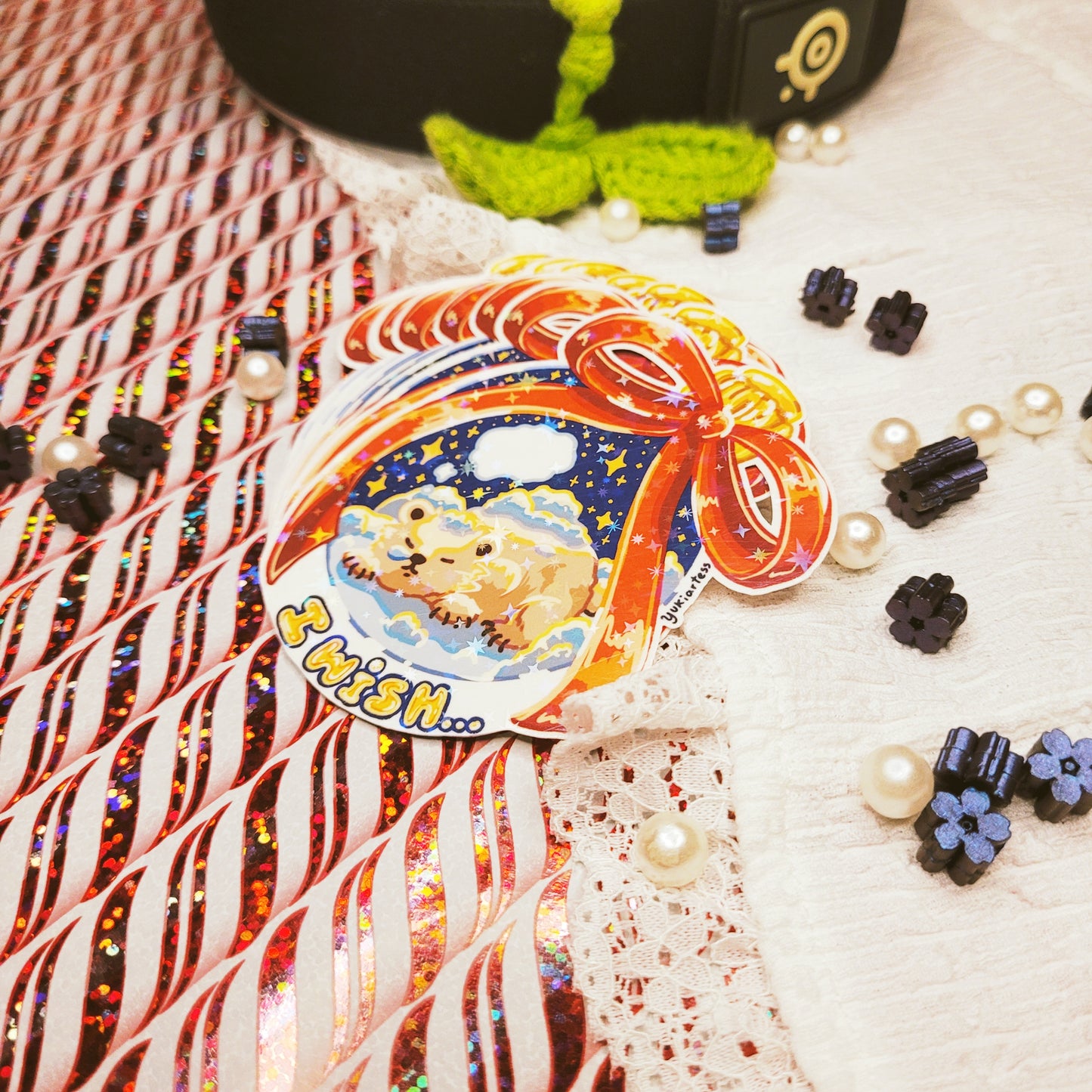 Dreamer Polar Bear Vynil sticker