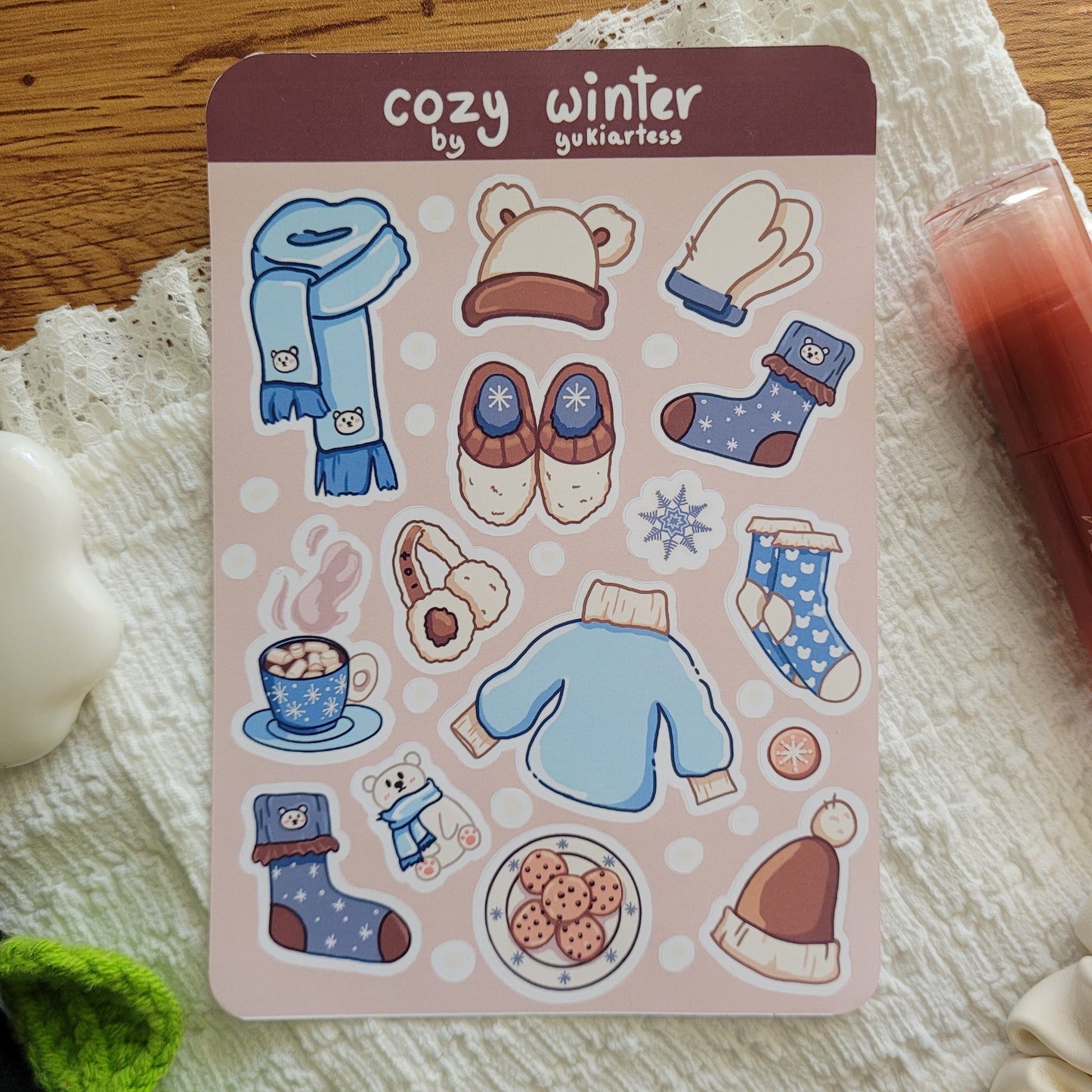 Cozy Winter Sticker Sheet